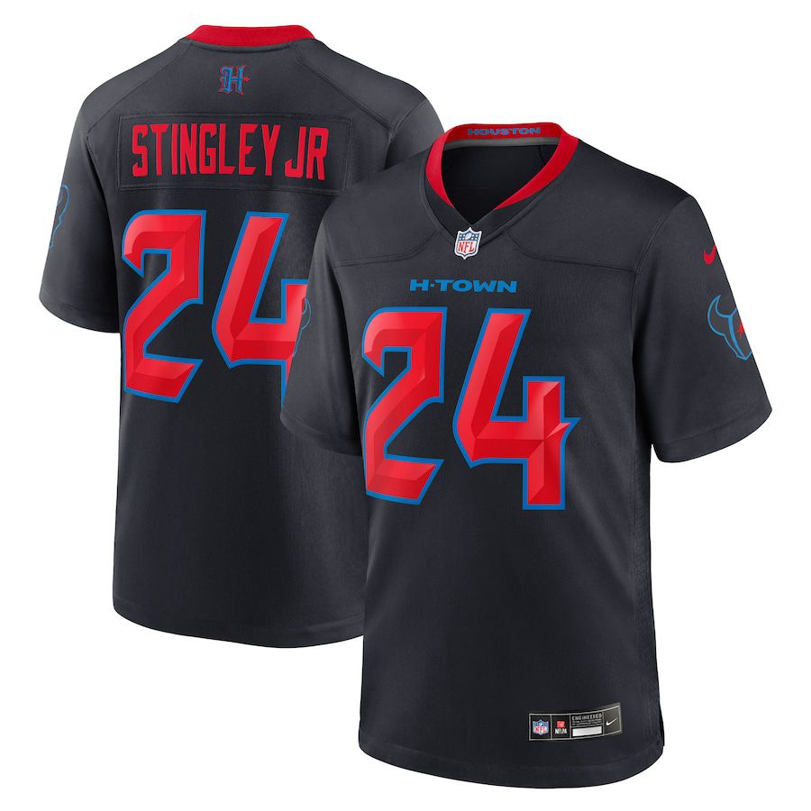 Men Houston Texans #24 Derek Stingley Jr. Nike Navy 2nd Alternate Game NFL Jersey->houston texans->NFL Jersey